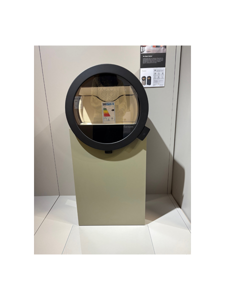 Heating stove in living room